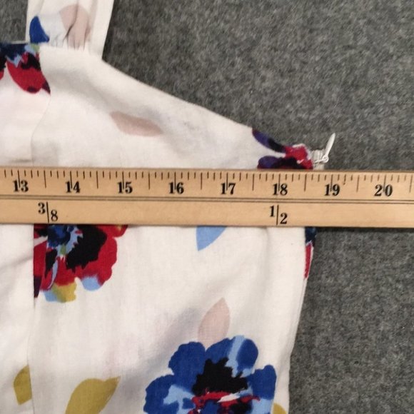 Lane Bryant Women’s Sz 16 Colorful Floral Linen Summer Dress - Picture 9 of 16